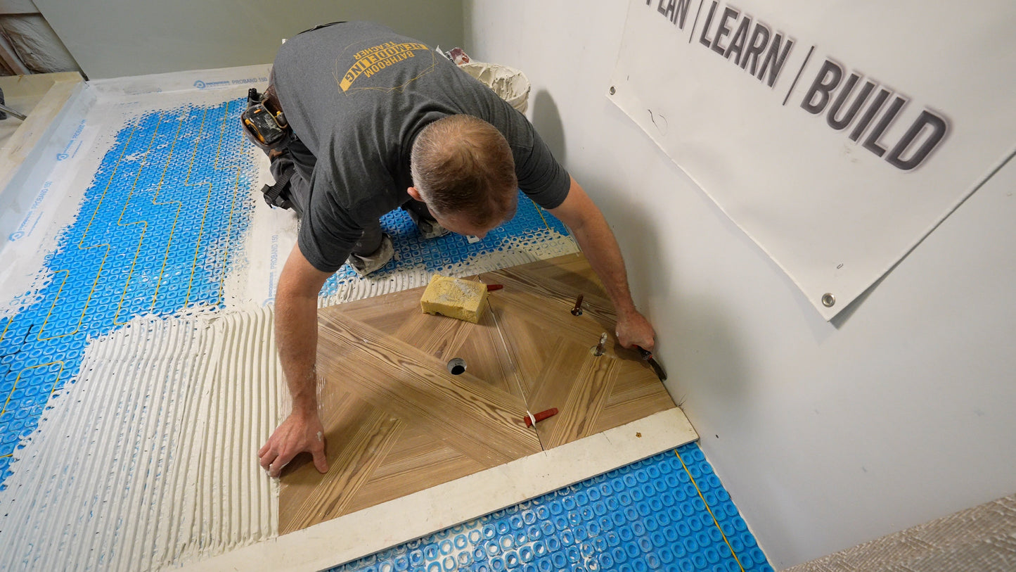 Tile Redi Steam Shower Bathroom Remodel Course