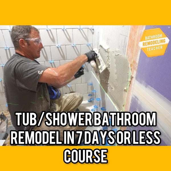 Tub/Shower Bathroom Remodel in 7 Days or Less