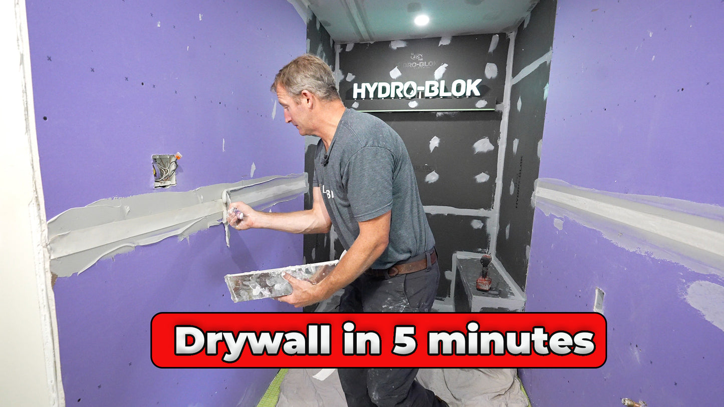 Hydroblok Curbless Tile Shower Course