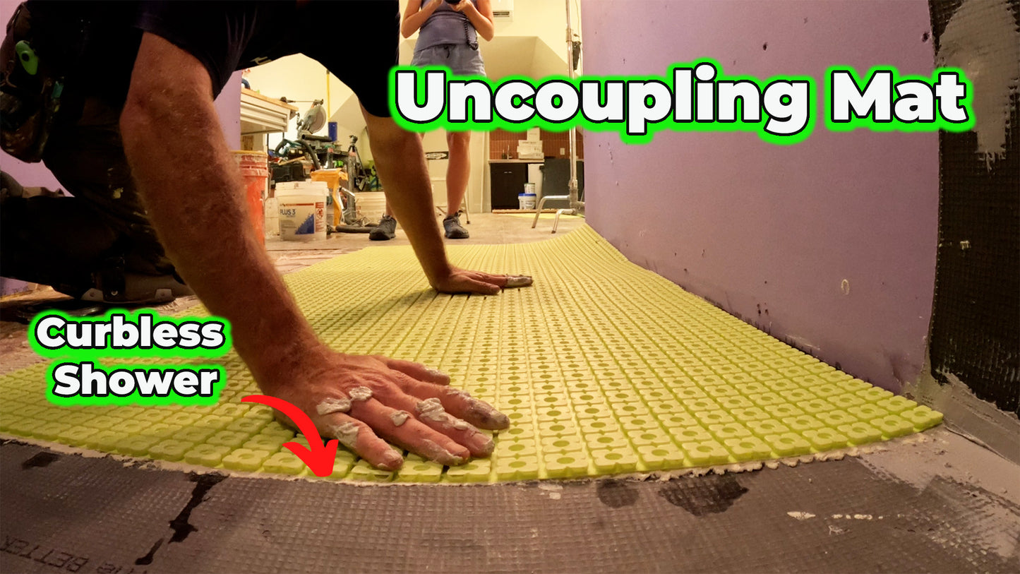 Hydroblok Curbless Tile Shower Course