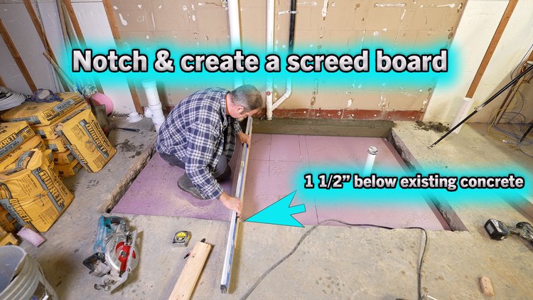 Basement Bathroom Course