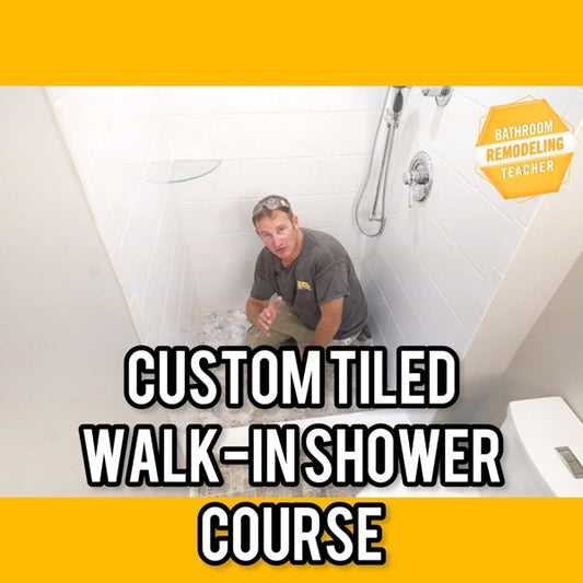 Custom Tiled Walk-in Shower Course
