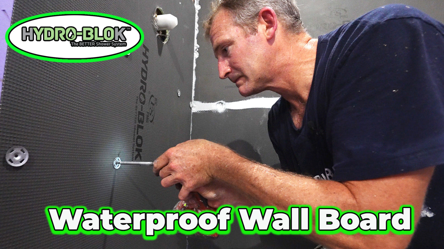Hydroblok Curbless Tile Shower Course
