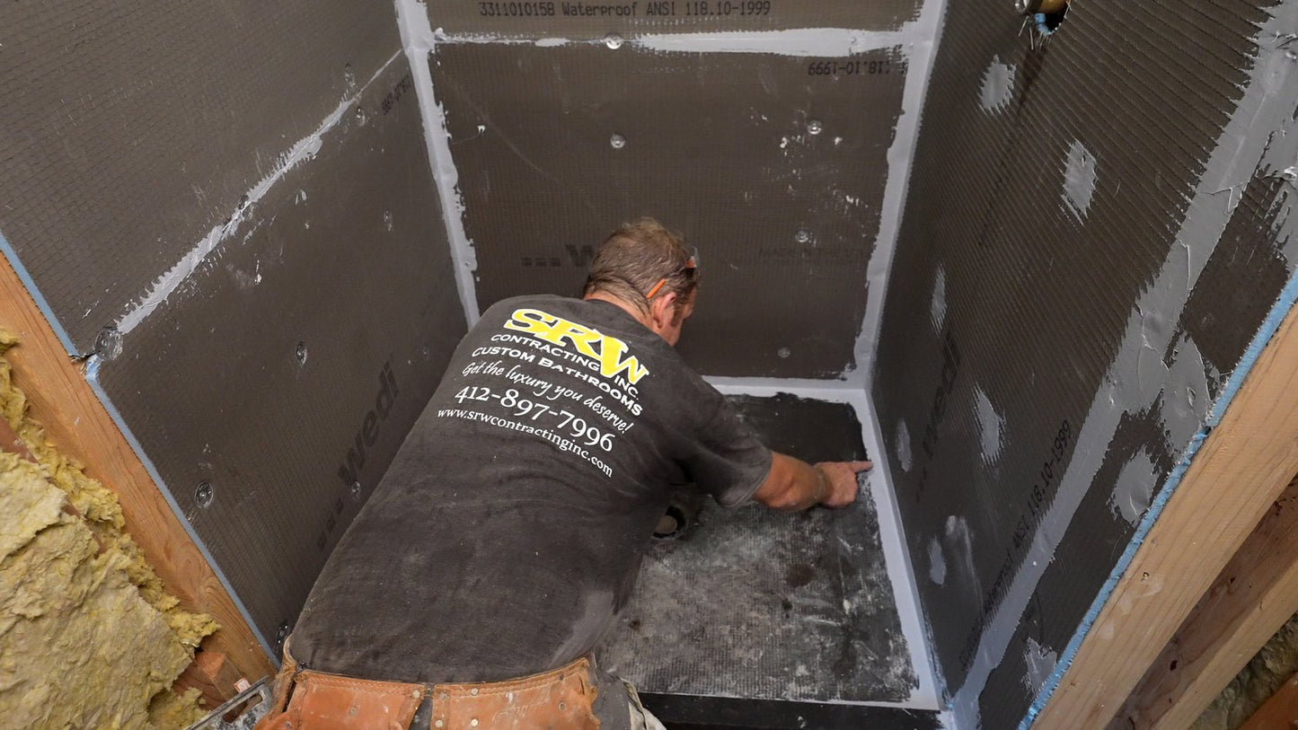Custom Tiled Walk-in Shower Course